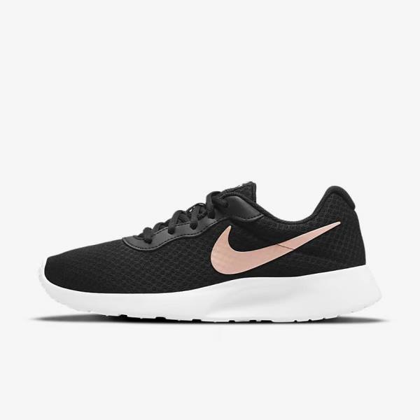 Dámské Tenisky Nike Tanjun Černé Bílé Metal Červené Hnědé | NK980WFN