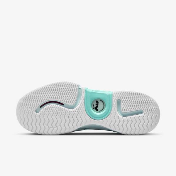 Dámské Tenisové Boty Nike NikeCourt Air Zoom GP Turbo Naomi Osaka Tyrkysové Černé Fuchsie Tyrkysové | NK241GBZ