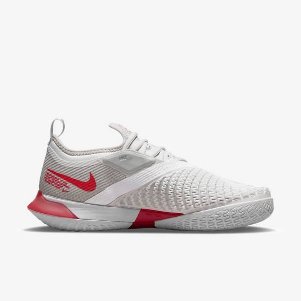 Dámské Tenisové Boty Nike NikeCourt React Vapor NXT Hard Court Světle Béžový Bílé | NK041PTK