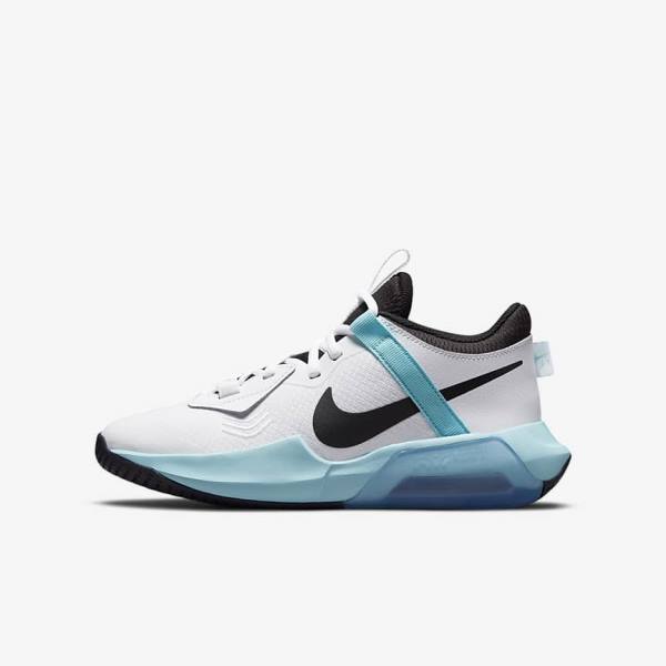 Dětské Basketbalové Boty Nike Air Zoom Crossover Older Bílé Černé | NK640MTZ