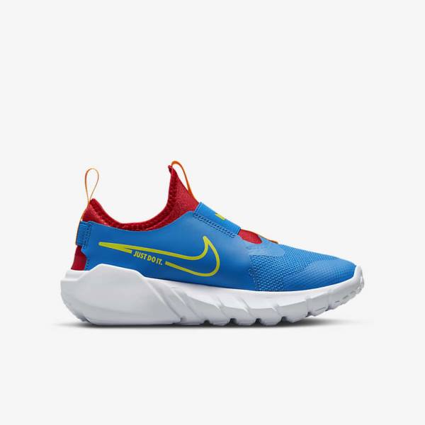 Dětské Běžecké Boty Nike Flex Runner 2 Older Silniční Blankyt Červené Zlaté Zelene | NK158QPW