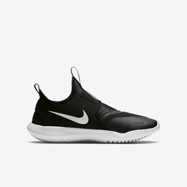 Dětské Běžecké Boty Nike Flex Runner Older Černé Bílé | NK861VGN