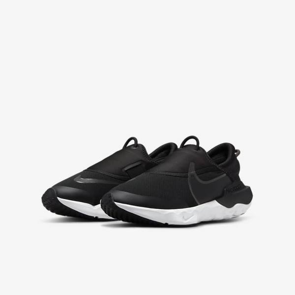 Dětské Běžecké Boty Nike Flow Older Silniční Černé Bílé Šedé | NK296AGU