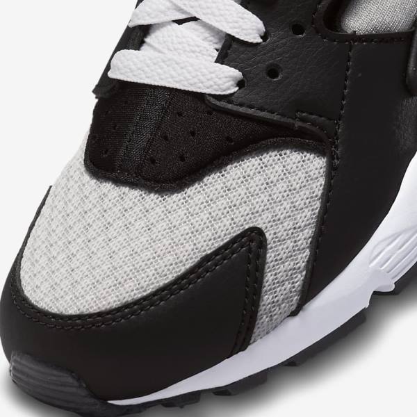 Dětské Běžecké Boty Nike Huarache Run Older Černé Šedé Bílé Červené | NK980AFS