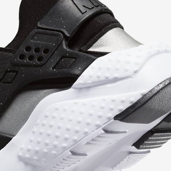 Dětské Běžecké Boty Nike Huarache Run Older Černé Šedé Bílé Červené | NK980AFS