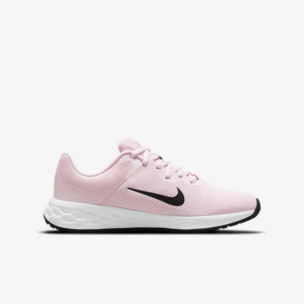 Dětské Běžecké Boty Nike Revolution 6 Older Silniční Růžové Černé | NK310PMY