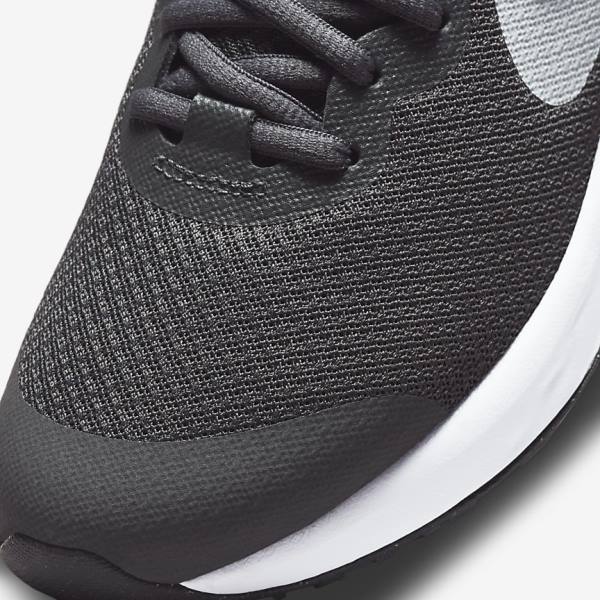 Dětské Běžecké Boty Nike Revolution 6 Older Silniční Šedé Bílé | NK890SPN