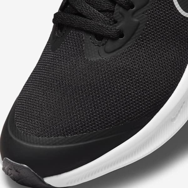 Dětské Běžecké Boty Nike Star Runner 3 Older Silniční Černé Tmavě Šedé | NK379XHN