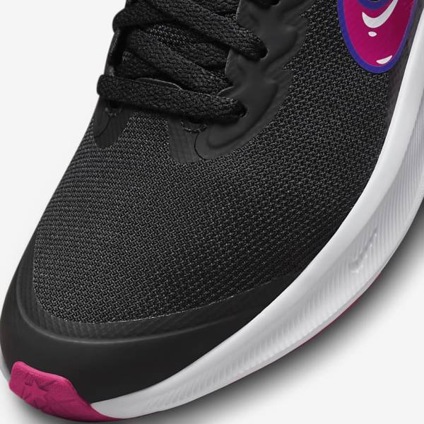 Dětské Běžecké Boty Nike Star Runner 3 SE Older Silniční Černé Růžové | NK615PWU