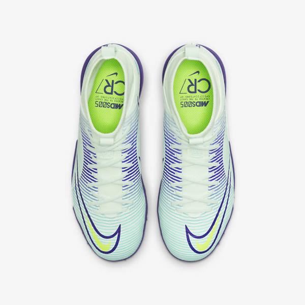 Dětské Kopačky Nike Jr. Mercurial Dream Speed Superfly 8 Academy TF Turf Zelene Fialové Zelene | NK769KXQ