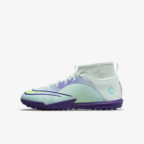 Dětské Kopačky Nike Jr. Mercurial Dream Speed Superfly 8 Academy TF Turf Zelene Fialové Zelene | NK769KXQ