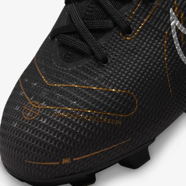 Dětské Kopačky Nike Jr. Mercurial Superfly 8 Pro FG Younger and Older Firm-Grounds Černé Metal Stříbrné Šedé Metal Zlaté | NK864IBF