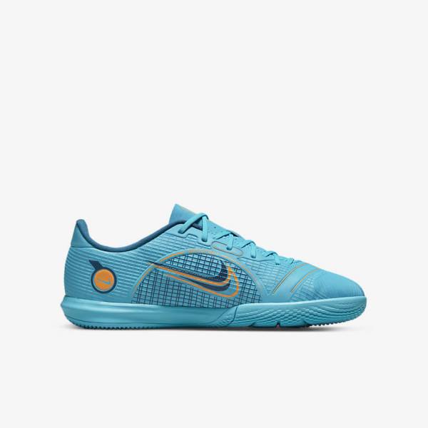 Dětské Kopačky Nike Jr. Mercurial Vapor 14 Academy IC Older Indoor Court Blankyt Oranžové | NK601DES