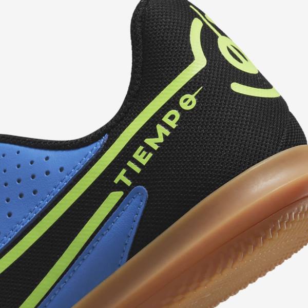 Dětské Kopačky Nike Jr. Tiempo Legend 9 Club IC Older Indoor-Court Světle Blankyt Světle Zelene Hnědé Černé | NK361WVO