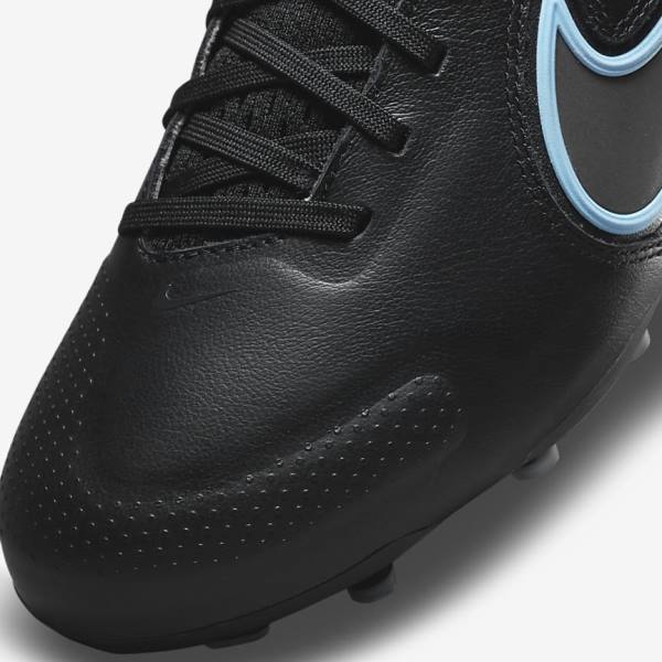 Dětské Kopačky Nike Jr. Tiempo Legend 9 Pro FG Older Firm-Ground Černé Šedé | NK980ORY