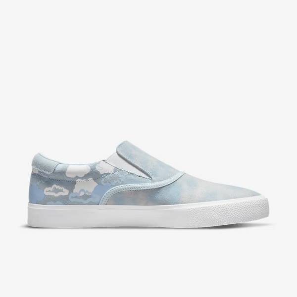 Dětské Skate Boty Nike SB Zoom Verona Slip x Rayssa Leal Blankyt Bílé Blankyt | NK495TJN