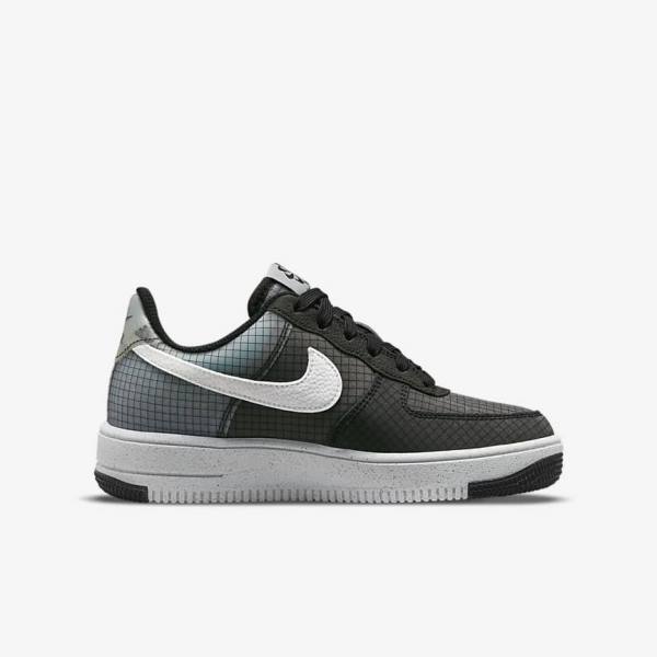 Dětské Tenisky Nike Air Force 1 Crater Older Černé Bílé | NK532NIW