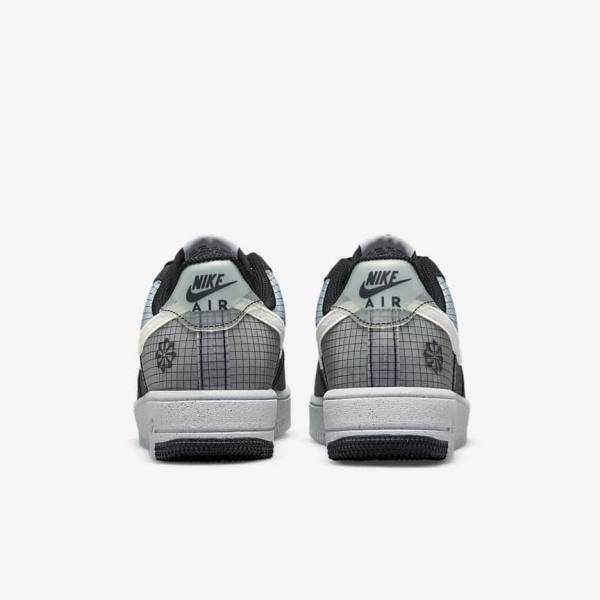 Dětské Tenisky Nike Air Force 1 Crater Older Černé Bílé | NK532NIW