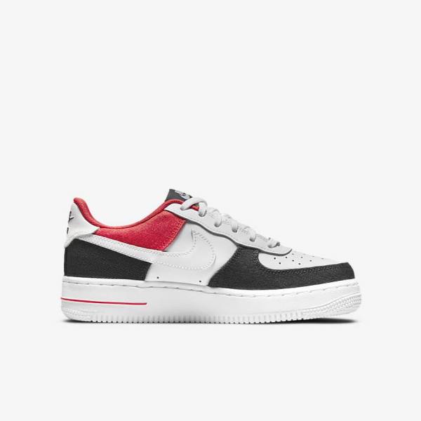 Dětské Tenisky Nike Air Force 1 LV8 Older Bílé Tmavě Blankyt Červené Bílé | NK472OKX