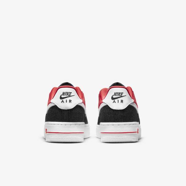 Dětské Tenisky Nike Air Force 1 LV8 Older Bílé Tmavě Blankyt Červené Bílé | NK472OKX