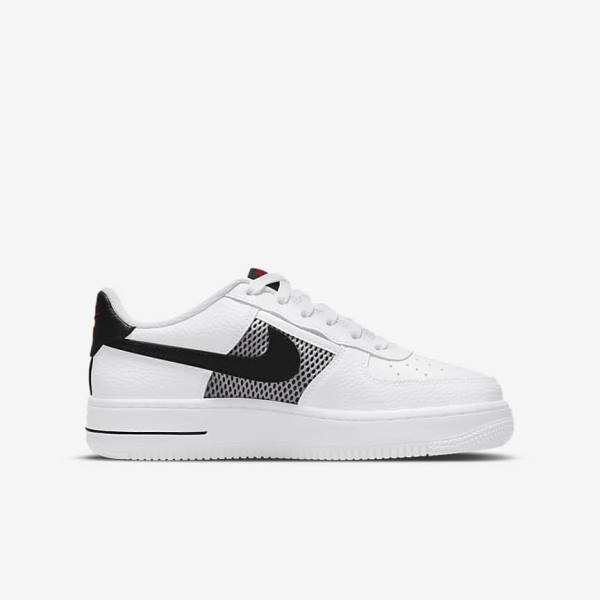 Dětské Tenisky Nike Air Force 1 LV8 Older Bílé Červené Bílé Černé | NK649LVU