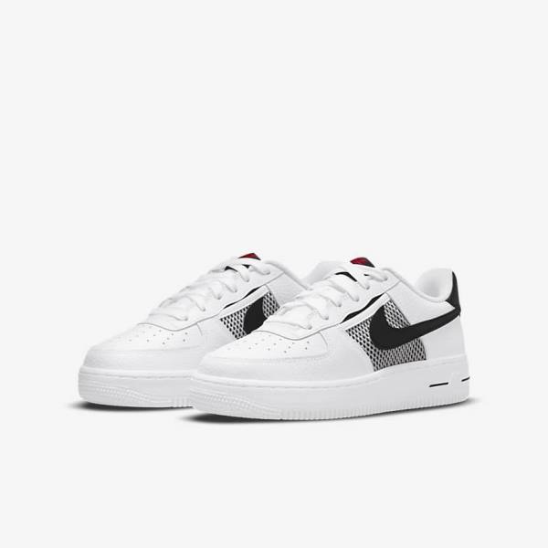 Dětské Tenisky Nike Air Force 1 LV8 Older Bílé Červené Bílé Černé | NK649LVU