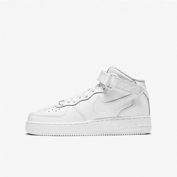 Dětské Tenisky Nike Air Force 1 Mid LE Older Bílé | NK089IPJ