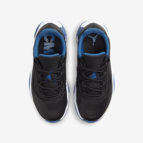 Dětské Tenisky Nike Air Jordan 11 CMFT Low Older Černé Tmavě Blankyt Bílé | NK046DAE