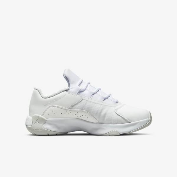 Dětské Tenisky Nike Air Jordan 11 CMFT Low Older Bílé Platina | NK180LXZ