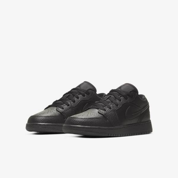 Dětské Tenisky Nike Air Jordan 1 Low Older Černé | NK827BTV