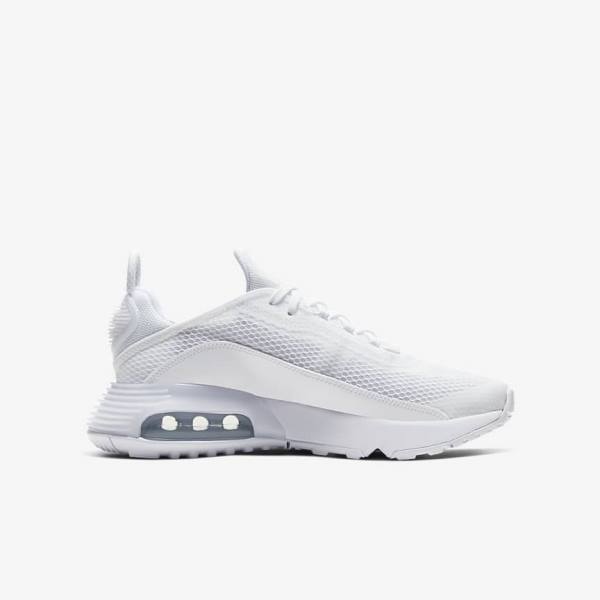 Dětské Tenisky Nike Air Max 2090 Older Bílé Šedé Bílé | NK089UXE