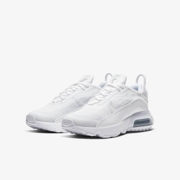 Dětské Tenisky Nike Air Max 2090 Older Bílé Šedé Bílé | NK089UXE