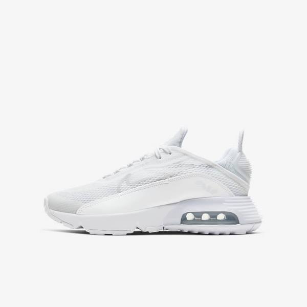 Dětské Tenisky Nike Air Max 2090 Older Bílé Šedé Bílé | NK089UXE