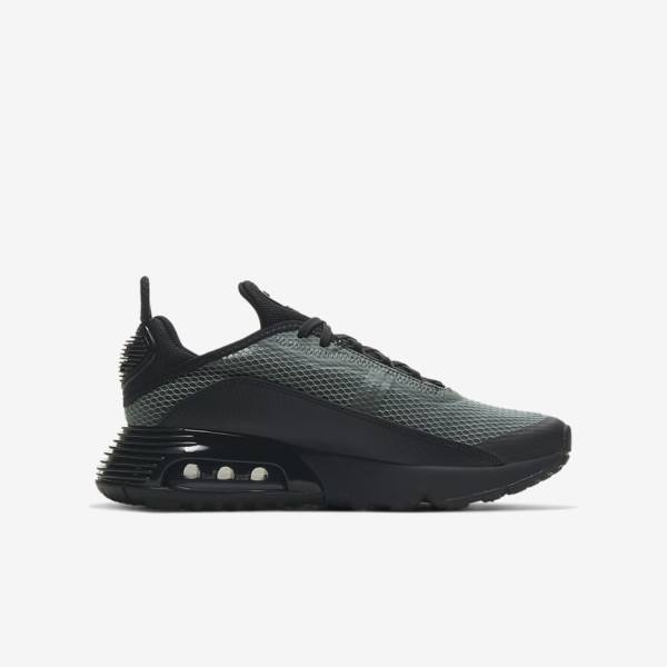 Dětské Tenisky Nike Air Max 2090 Older Černé Šedé Tmavě Šedé | NK650QVX