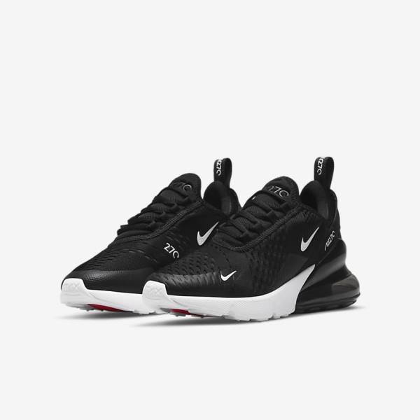 Dětské Tenisky Nike Air Max 270 Older Černé Tmavě Šedé Bílé | NK756ZBC