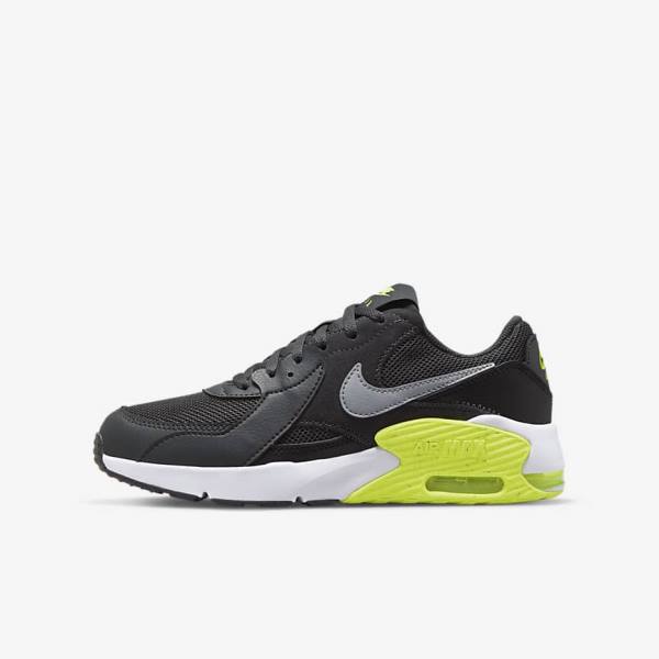 Dětské Tenisky Nike Air Max Excee Older Tmavě Šedé Černé Šedé | NK391CST