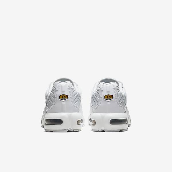 Dětské Tenisky Nike Air Max Plus Older Bílé Metal Stříbrné Bílé | NK092LDV