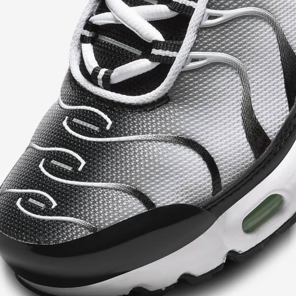 Dětské Tenisky Nike Air Max Plus Older Bílé Černé Stříbrné Mátově Zelená | NK369OUS