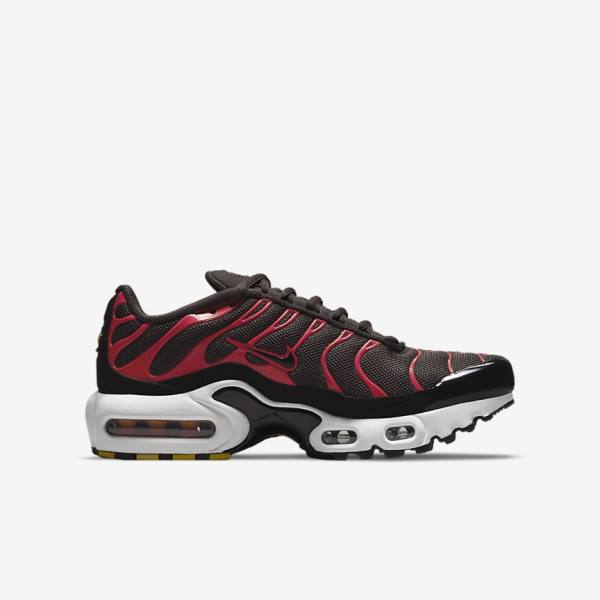 Dětské Tenisky Nike Air Max Plus Older Šedé Červené Bílé Černé | NK527XMN