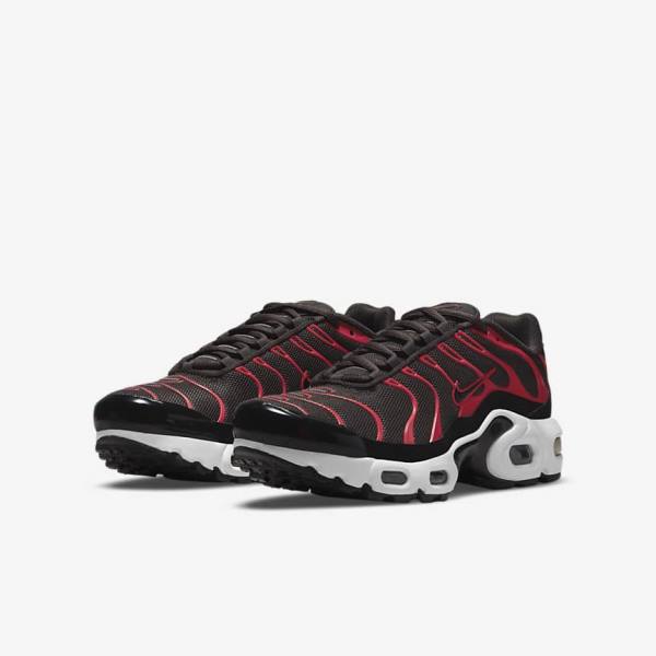 Dětské Tenisky Nike Air Max Plus Older Šedé Červené Bílé Černé | NK527XMN