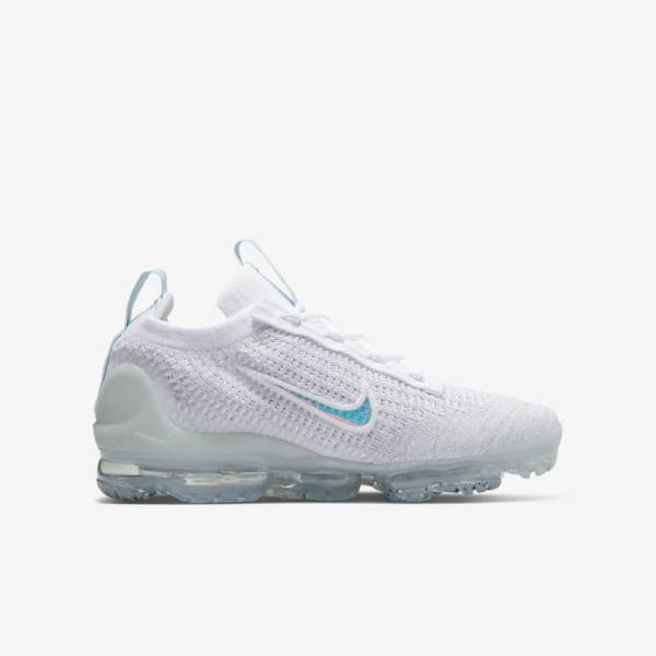 Dětské Tenisky Nike Air VaporMax 2021 FK Older Bílé | NK049BDP