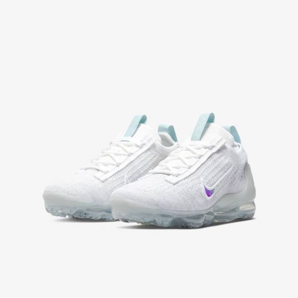 Dětské Tenisky Nike Air VaporMax 2021 FK Older Bílé | NK049BDP