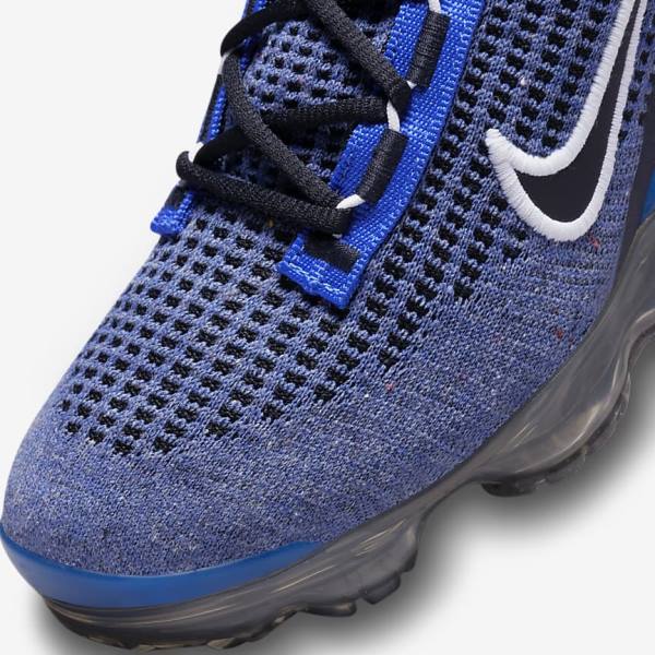 Dětské Tenisky Nike Air VaporMax 2021 FK Older Královská Modrá Bílé Tmavě Šedé Černé | NK735RHG