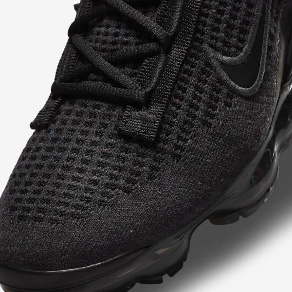 Dětské Tenisky Nike Air VaporMax 2021 FK Older Černé Tmavě Šedé | NK752OLV