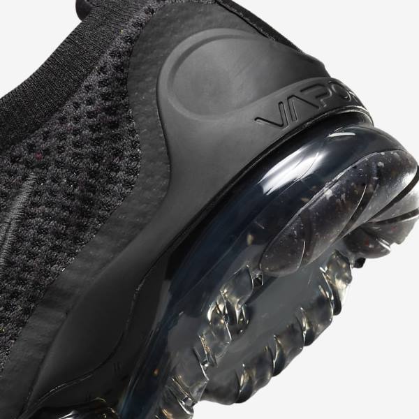 Dětské Tenisky Nike Air VaporMax 2021 FK Older Černé Tmavě Šedé | NK752OLV