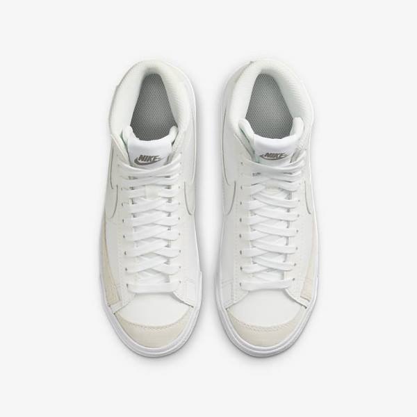 Dětské Tenisky Nike Blazer Mid 77 Older Bílé Světle Hnědé Bílé | NK253BVM