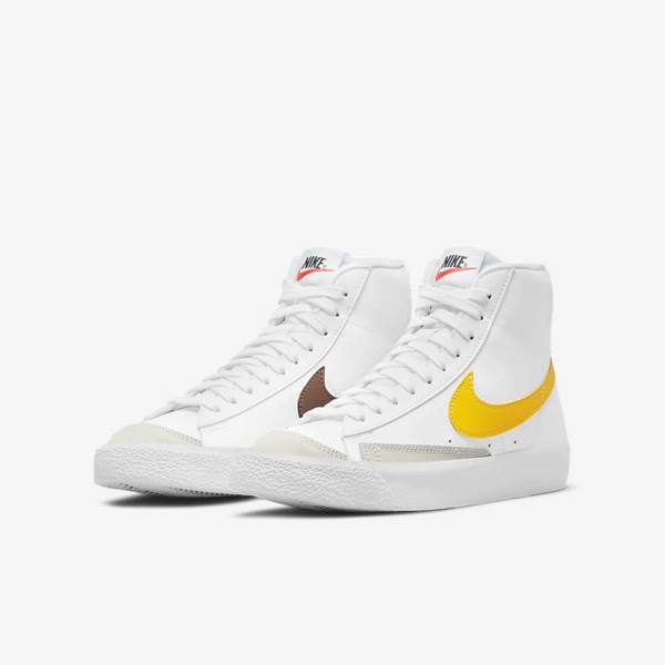 Dětské Tenisky Nike Blazer Mid 77 Older Bílé | NK310EJV