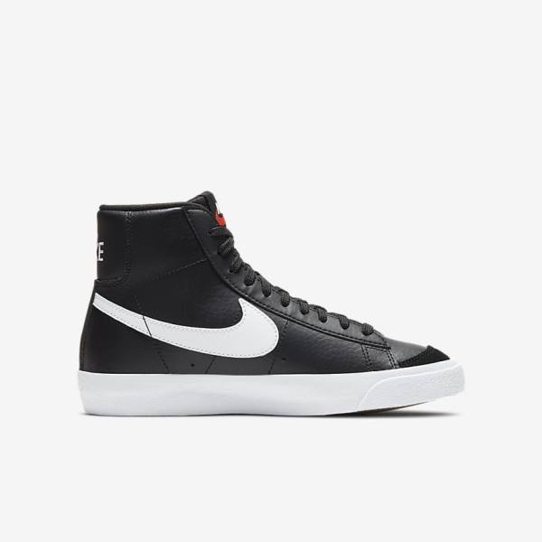 Dětské Tenisky Nike Blazer Mid 77 Older Černé Bílé Oranžové | NK769HUL