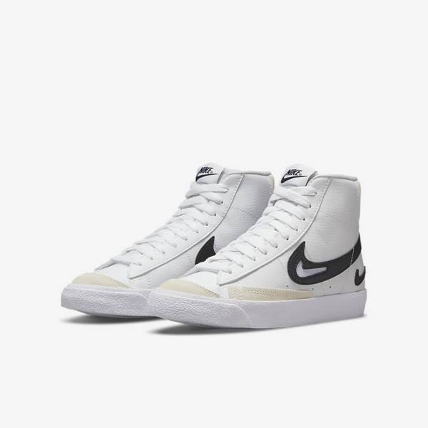 Dětské Tenisky Nike Blazer Older Bílé Černé | NK857OAZ