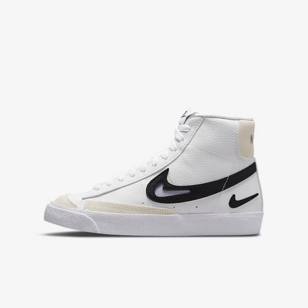 Dětské Tenisky Nike Blazer Older Bílé Černé | NK857OAZ